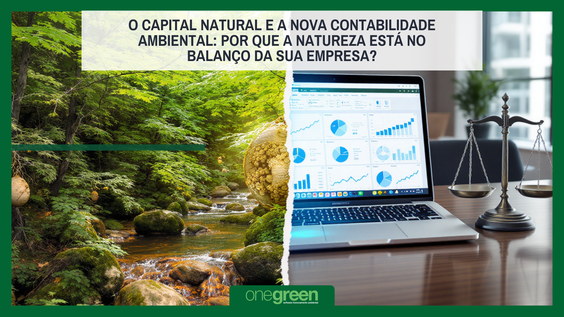 O Capital Natural e a Nova Contabilidade Ambiental: Por Que a Natureza Está no Balanço da sua Empresa?